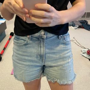 Denim shorts